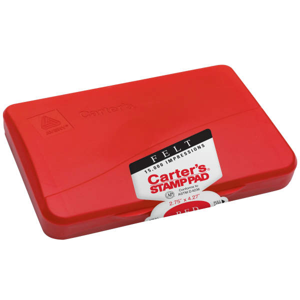 Felt Red Stamp Pad, 2.75" x 4.27"